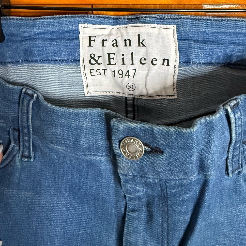 Frank & Eileen Sligo Skinny Jeans Womens Size 31 Light Blue Denim Jeans - Picture 3 of 11